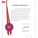 notarial certificate sample